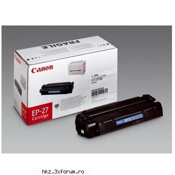 tip consumabil cartus toner ep 27 8489a001 8489a002 x25 negru pentru canon lbp 3200; mf 3110, 3240,